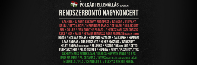 Rendszerbontó koncert hősök tere
