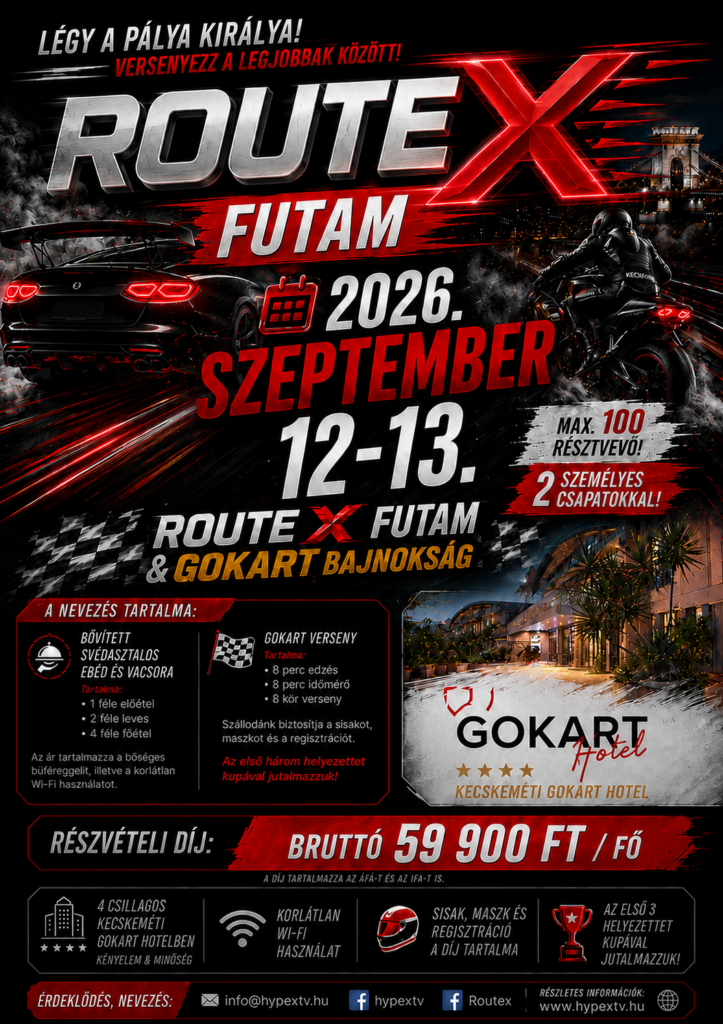 RouteX Futam flyers 2026 jó
