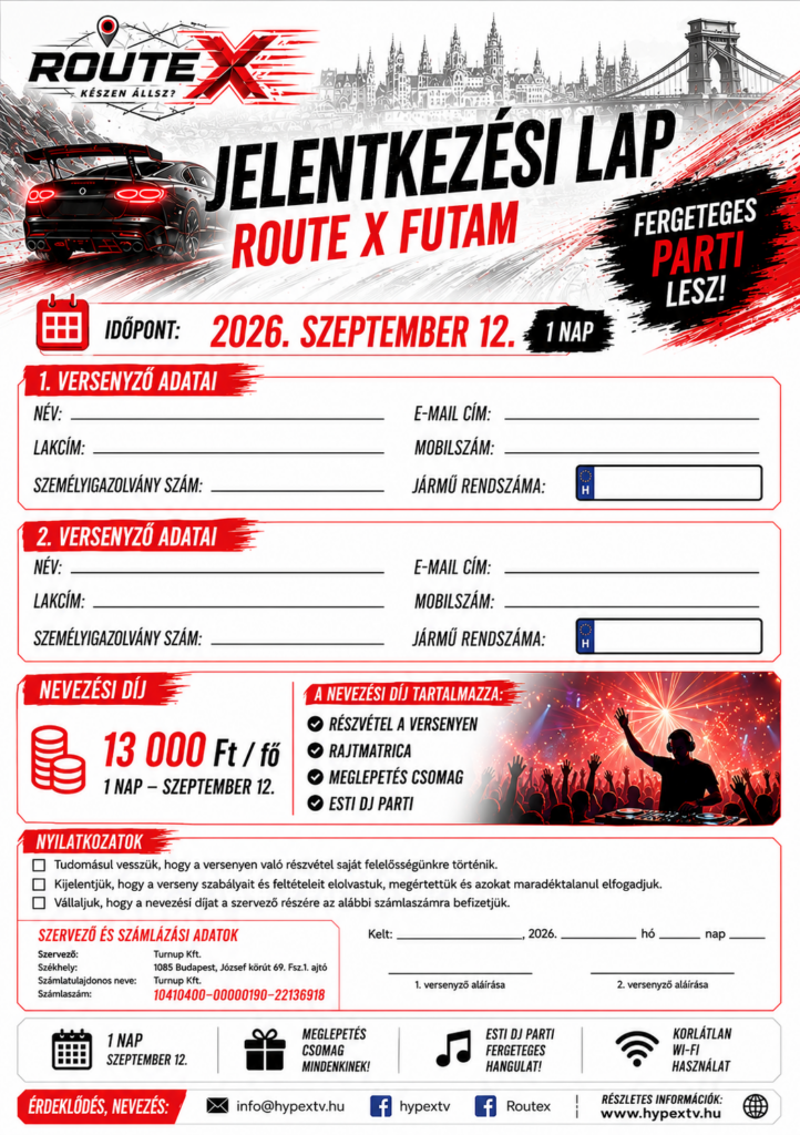 Routex Futam nevezés